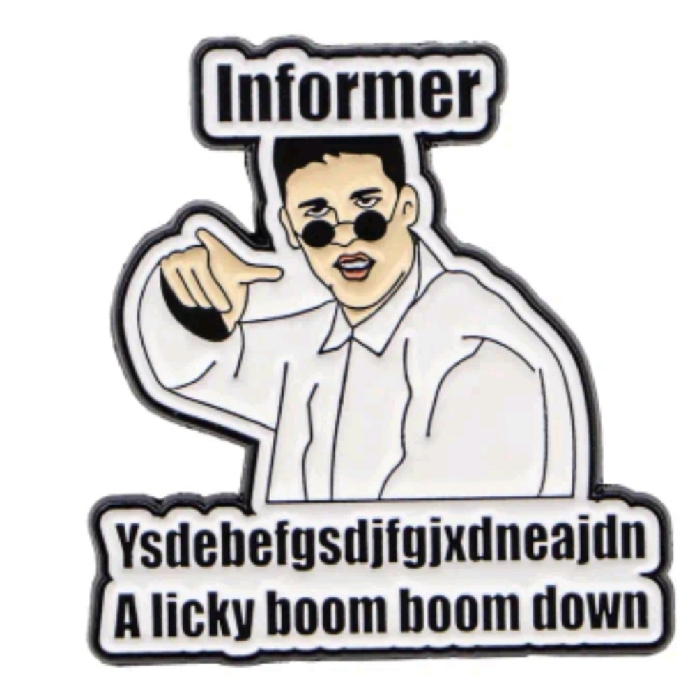 Informer Enamel Pin